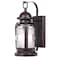 Westinghouse Fixture Wall Outdoor 60W Weatherby Lantern Weathered Brnz Steel Clear Glass 6230100 - alternate 1